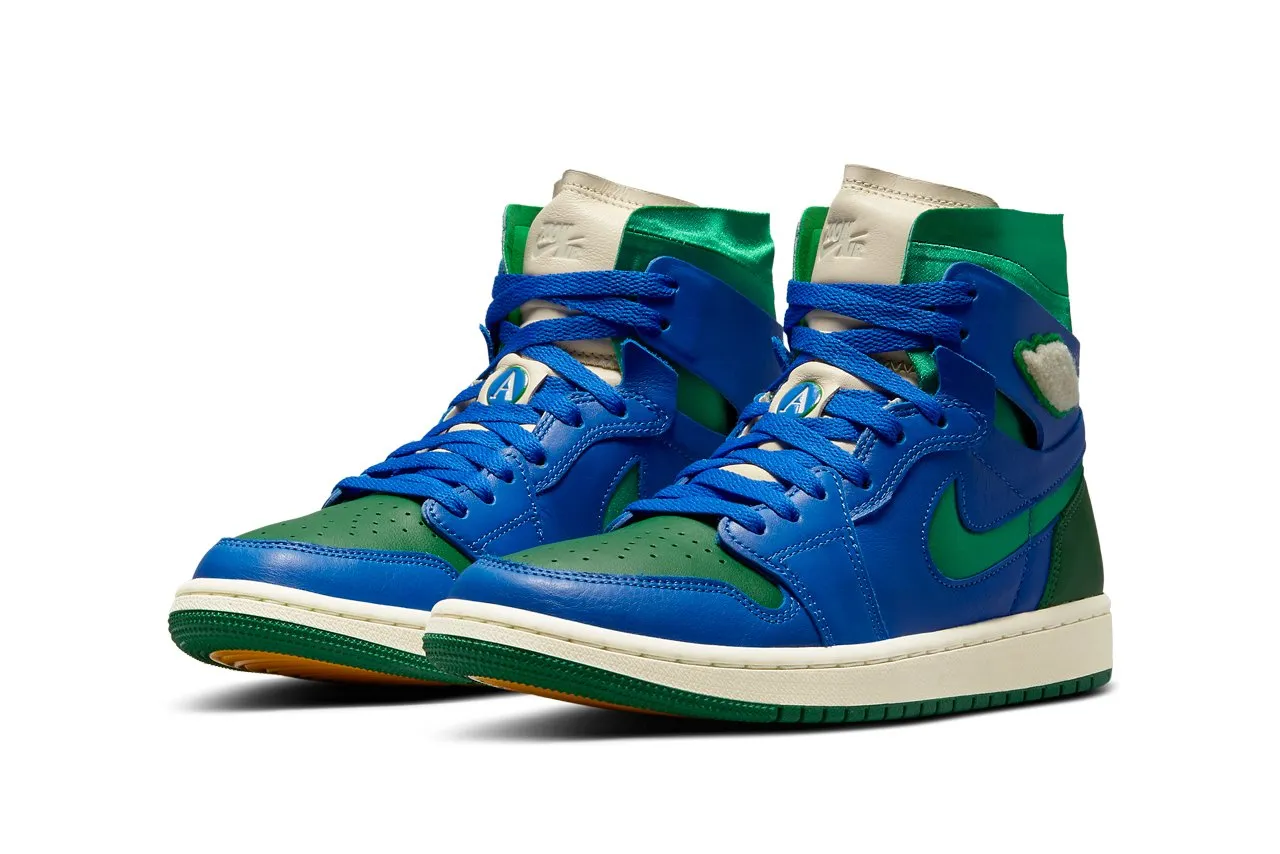 ALEALI MAY X JORDAN 1 HIGH ZOOM CMFT GREEN/ROYAL BLUE