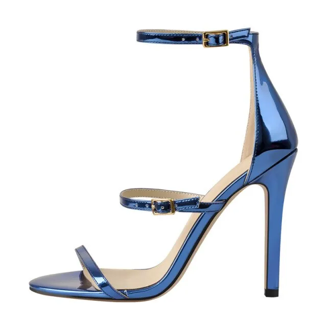 Ankle Strap Open Toe Thin High Heels Sandals