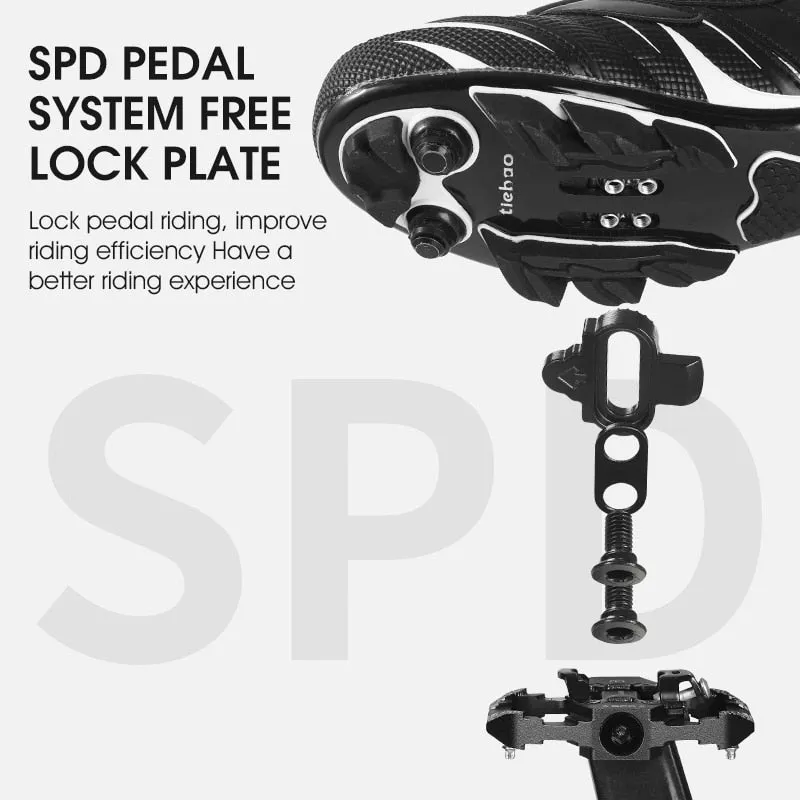 Bicycle Lock Pedals Free Cleat For SPD System MTB Mountain Road Bike Sealed Bearing Cycling Pedals Accessories