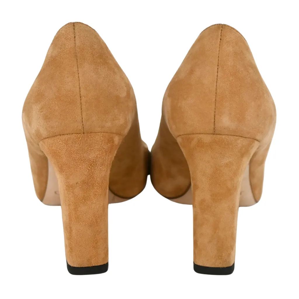 Billie Beige Suede Pumps