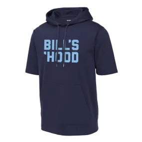 Bill's Hood Short Sleeve Hoodie - Navy