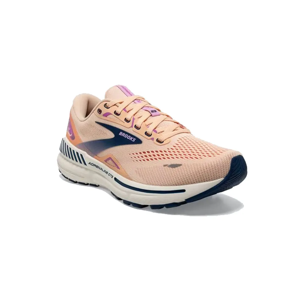 BROOKS ADRENALINE GTS 23 APRICOT/ESTATE BLUE/ORCHID - WOMENS