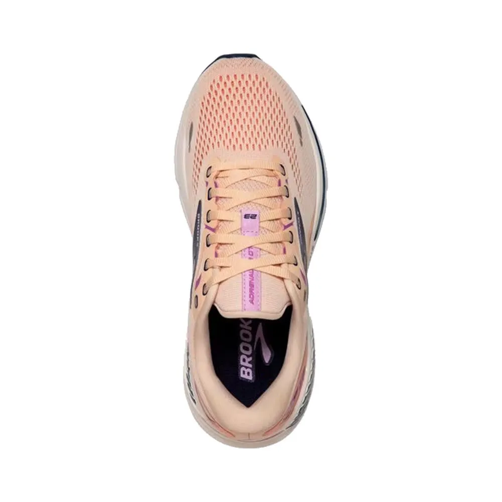 BROOKS ADRENALINE GTS 23 APRICOT/ESTATE BLUE/ORCHID - WOMENS