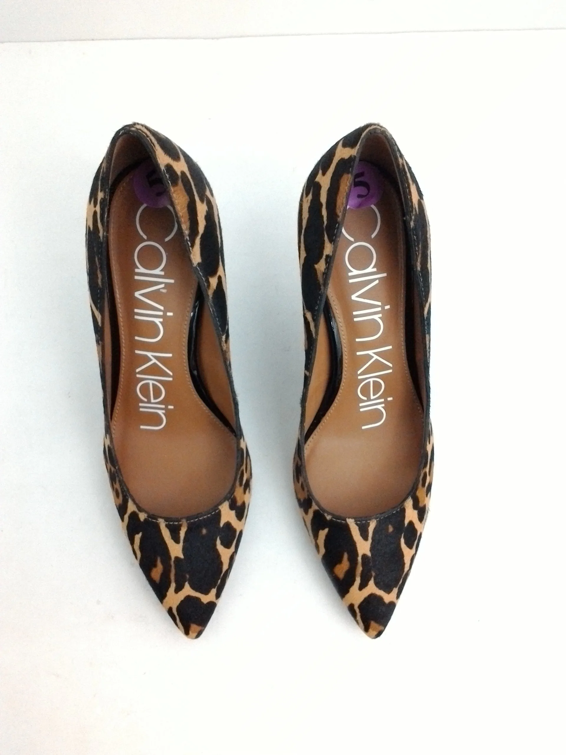 Calvin Klein Women's Gayle Animal Print Pumps Size 5 M