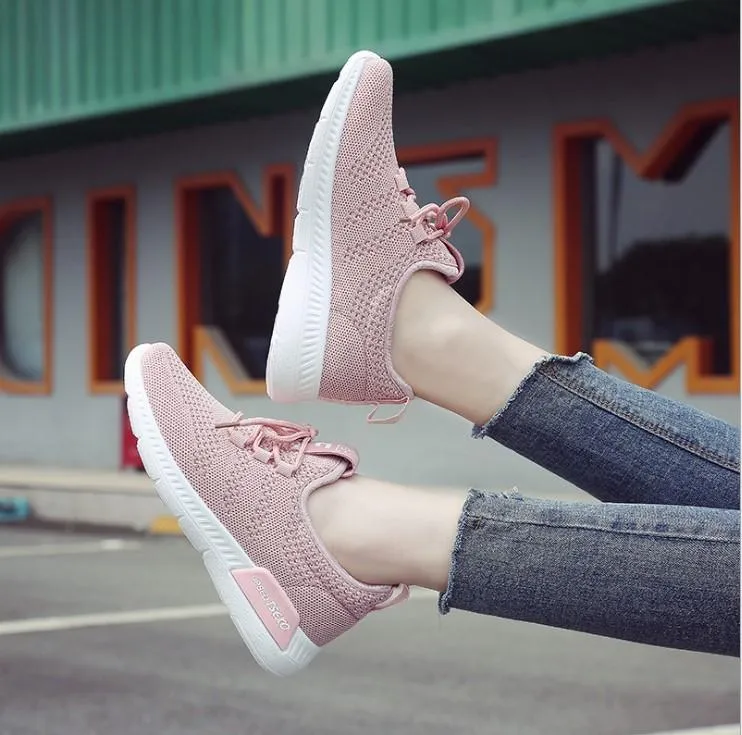 Casual Cross Bandage Round Toe  Sport Sneakers