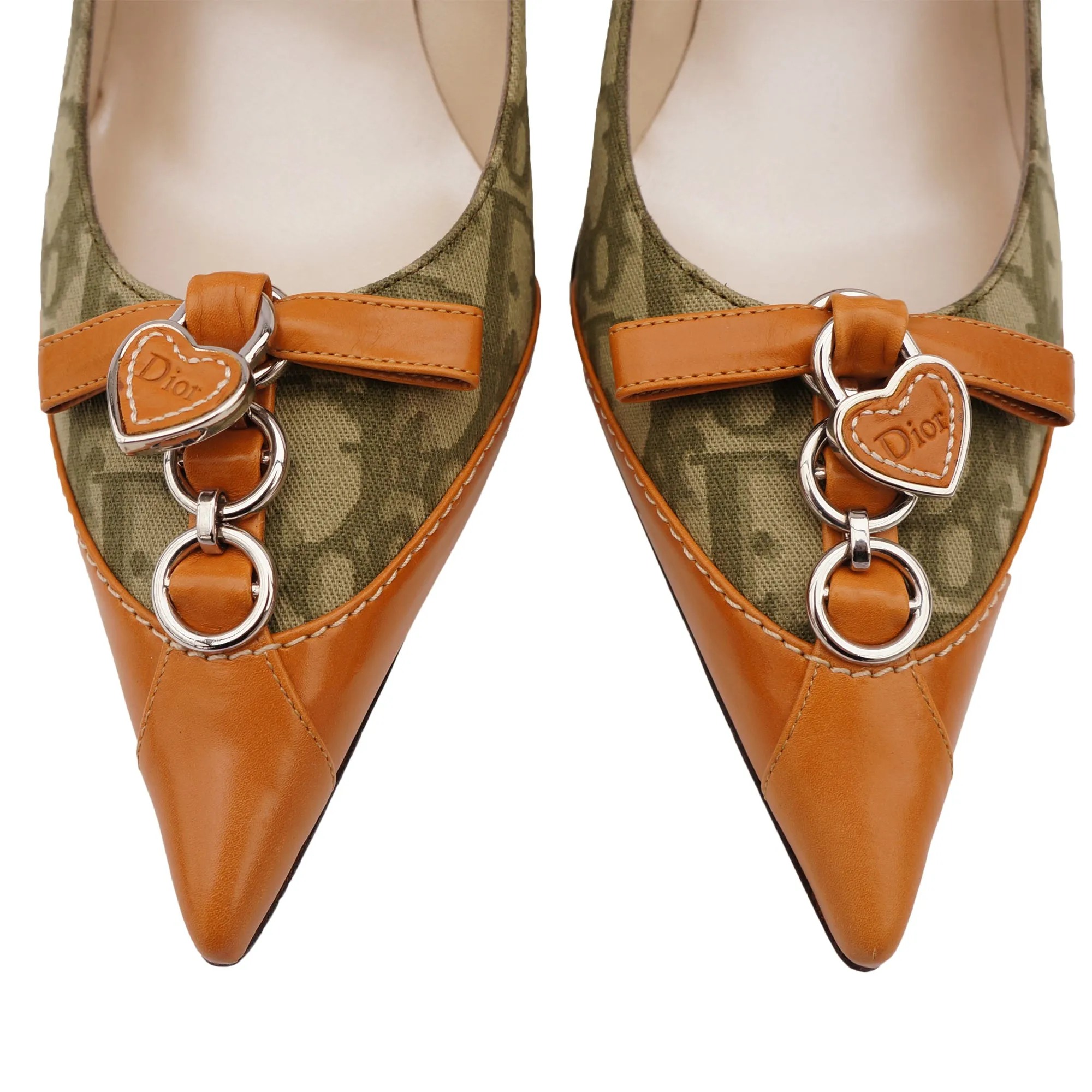 CHRISTIAN DIOR DIORISSIMO POINTED-TOE PUMPS