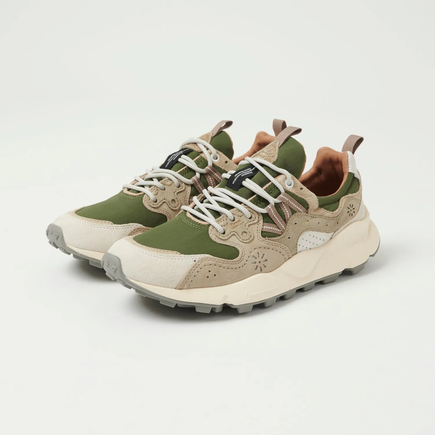 Flower Mountain Yamano 3 - Off White/Military/Green