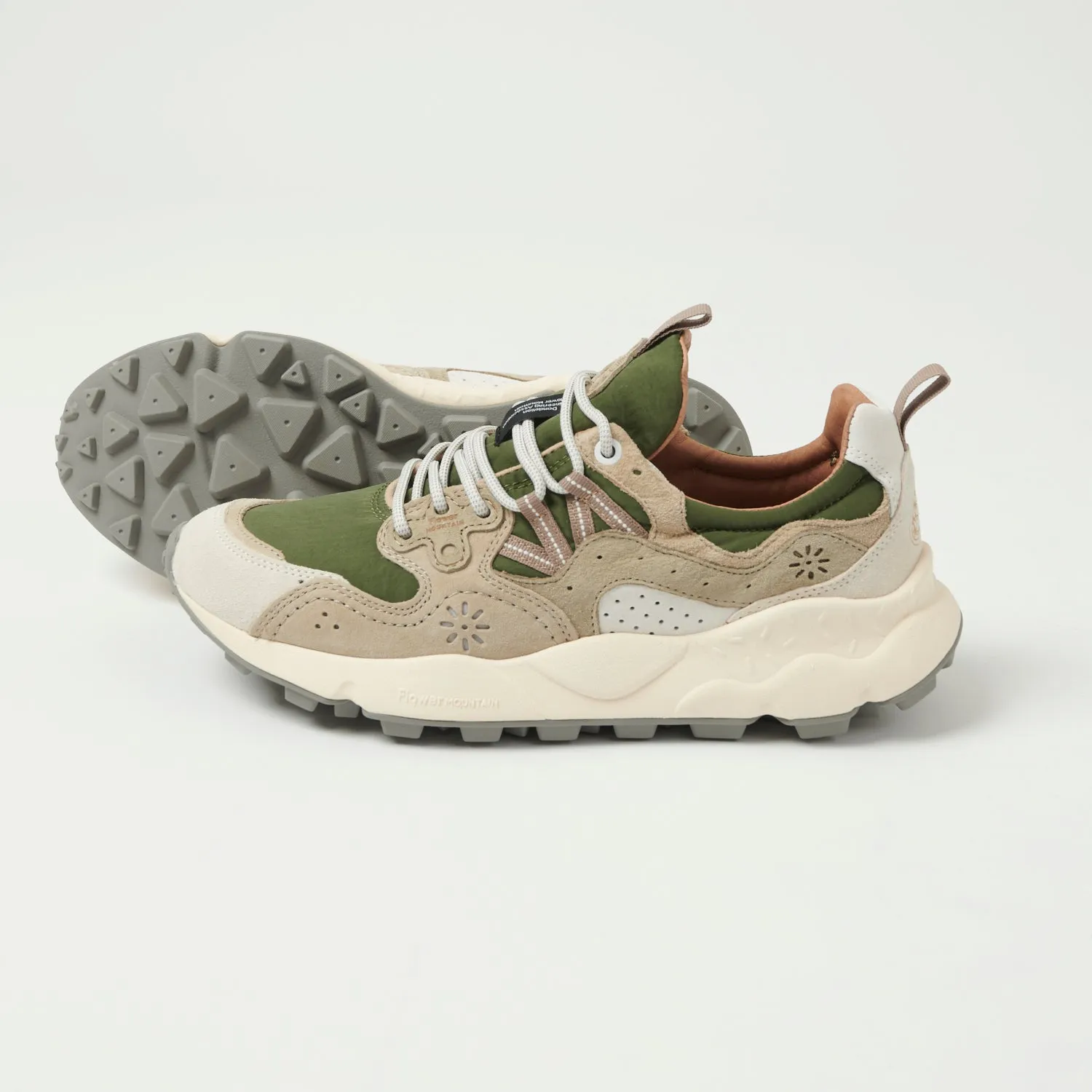 Flower Mountain Yamano 3 - Off White/Military/Green