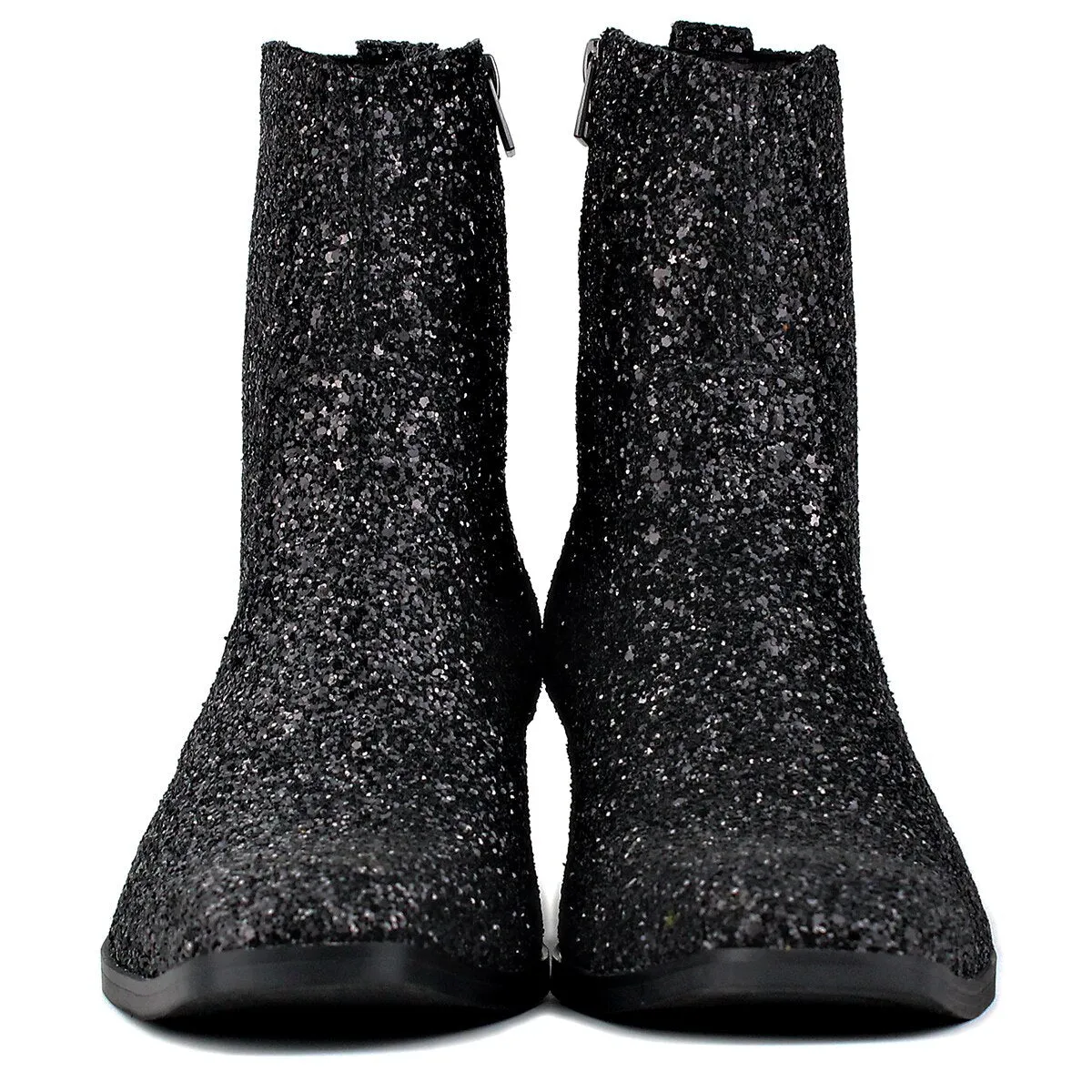 Glitter Heel Chelsea Boots