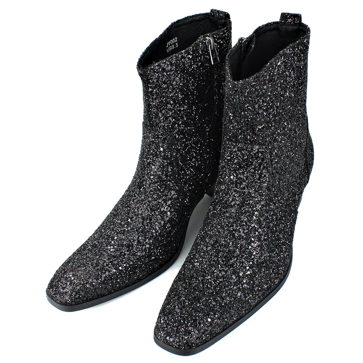 Glitter Heel Chelsea Boots