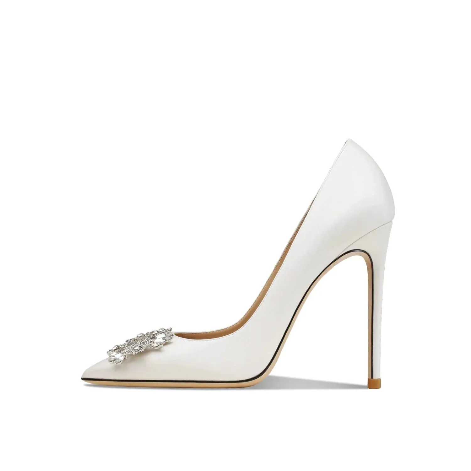 Luxury  Elegant High Heels Party & Wedding Shoes in White