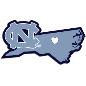 N. Carolina Tar Heels Home State Decal