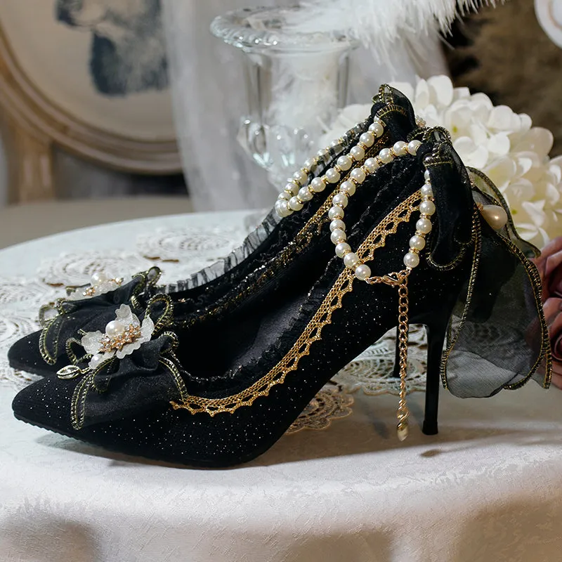 One Night~Wedding Lolita High Heels Shoes