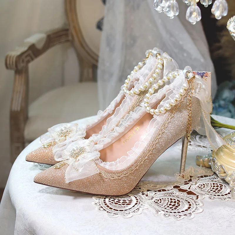 One Night~Wedding Lolita High Heels Shoes