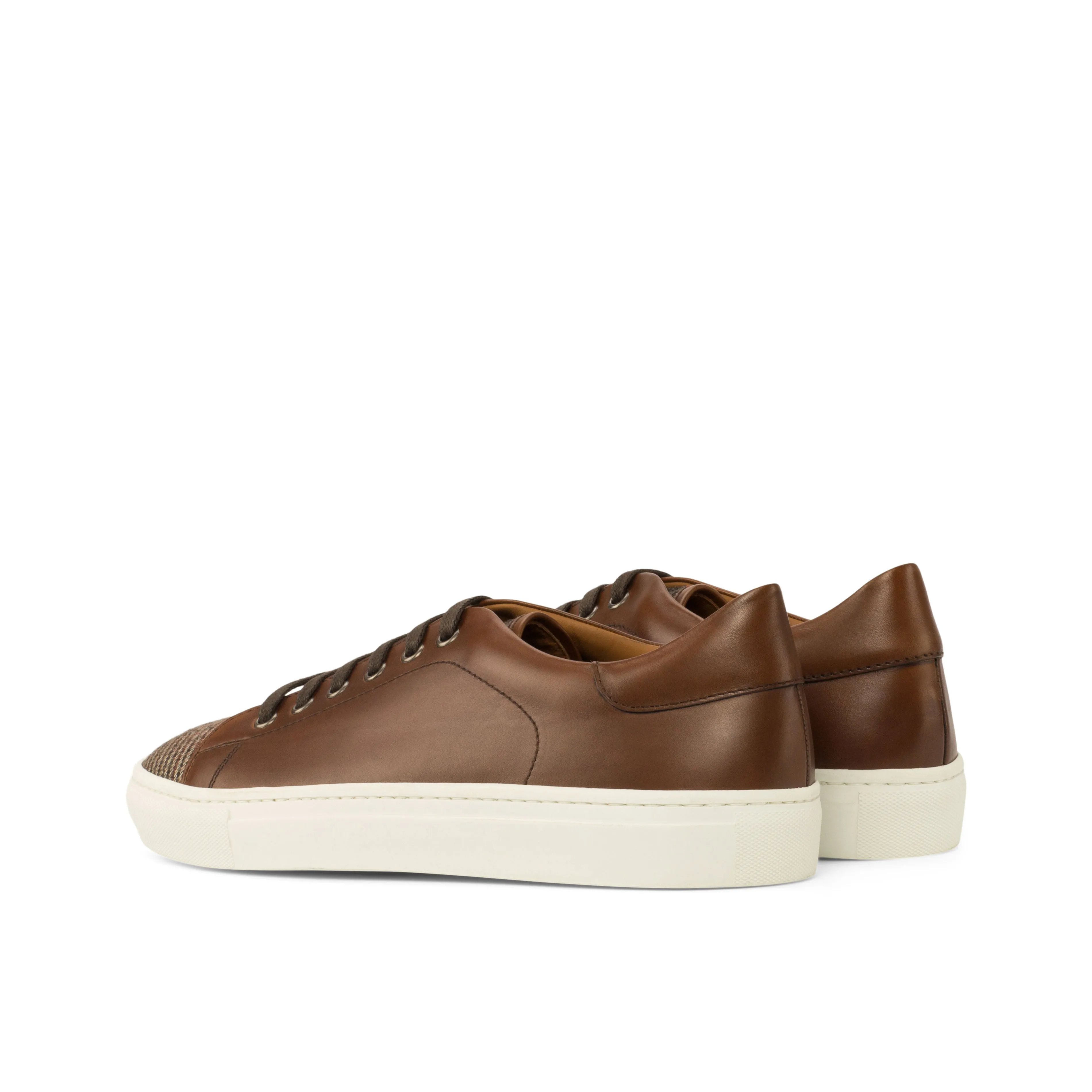 Sole Sneaker - Box Calf Med Brown