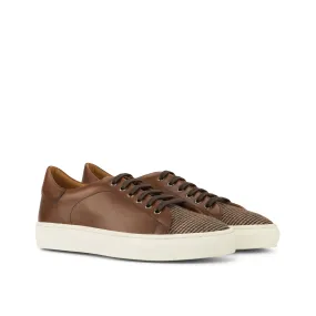 Sole Sneaker - Box Calf Med Brown