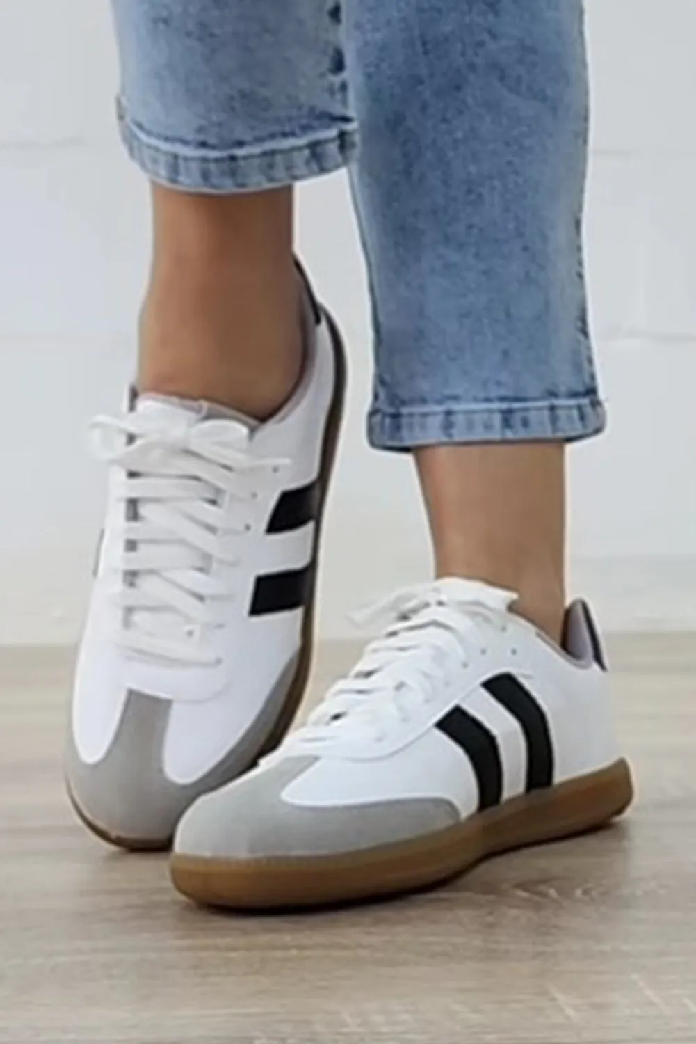 Striped Casual Sneakers