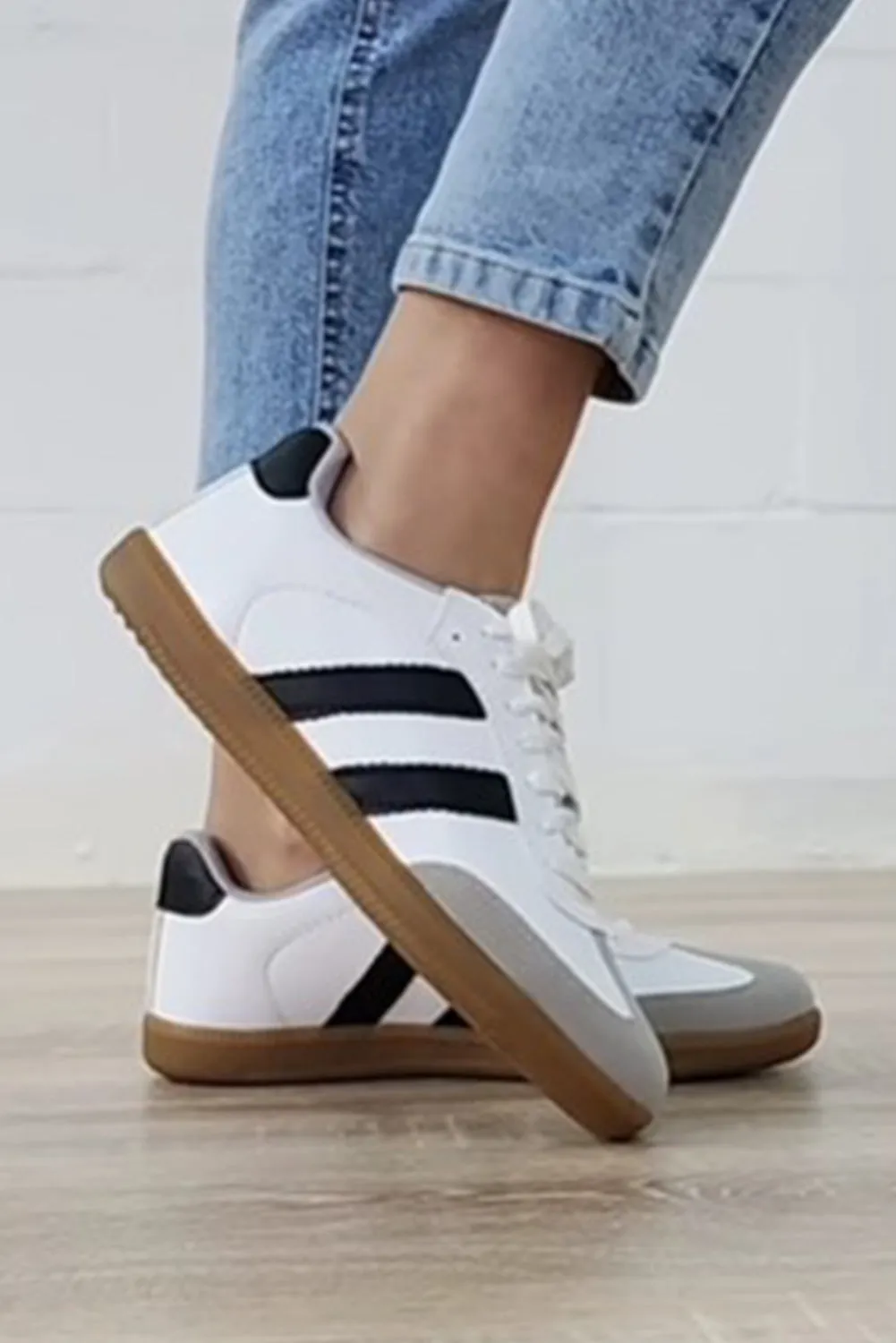 Striped Casual Sneakers