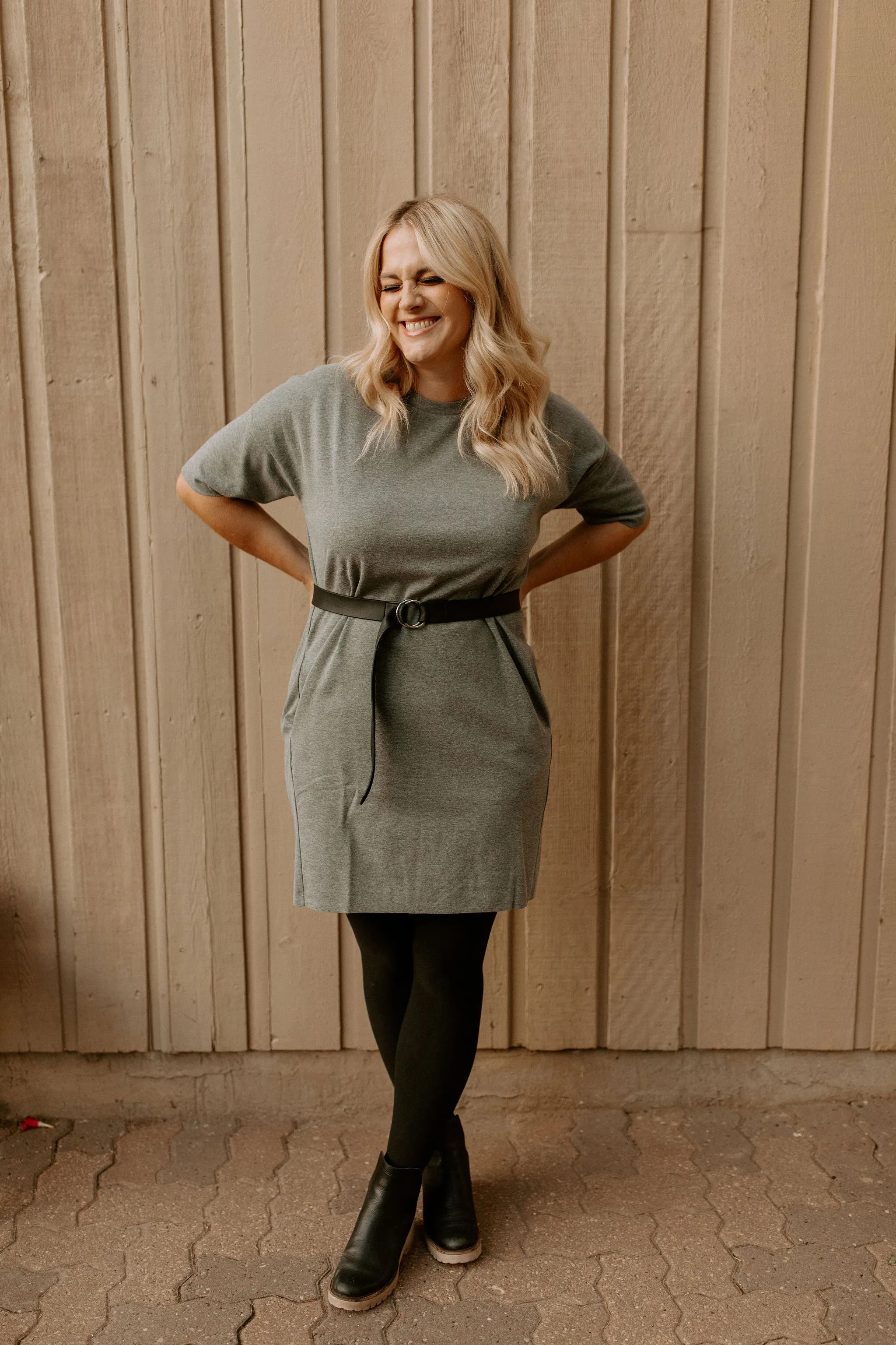 The Regitza Shirt Dress 2.0 by Minimum - Charcoal