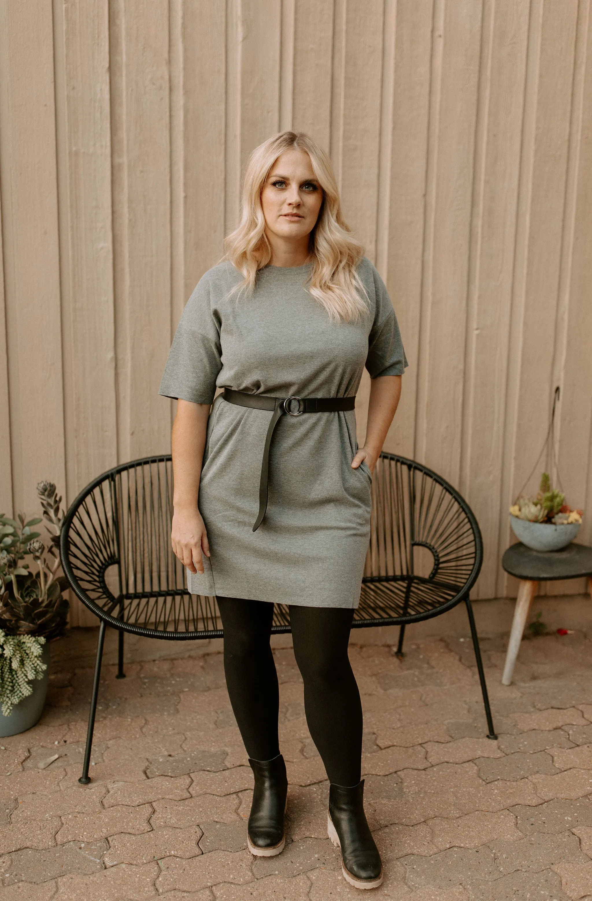 The Regitza Shirt Dress 2.0 by Minimum - Charcoal