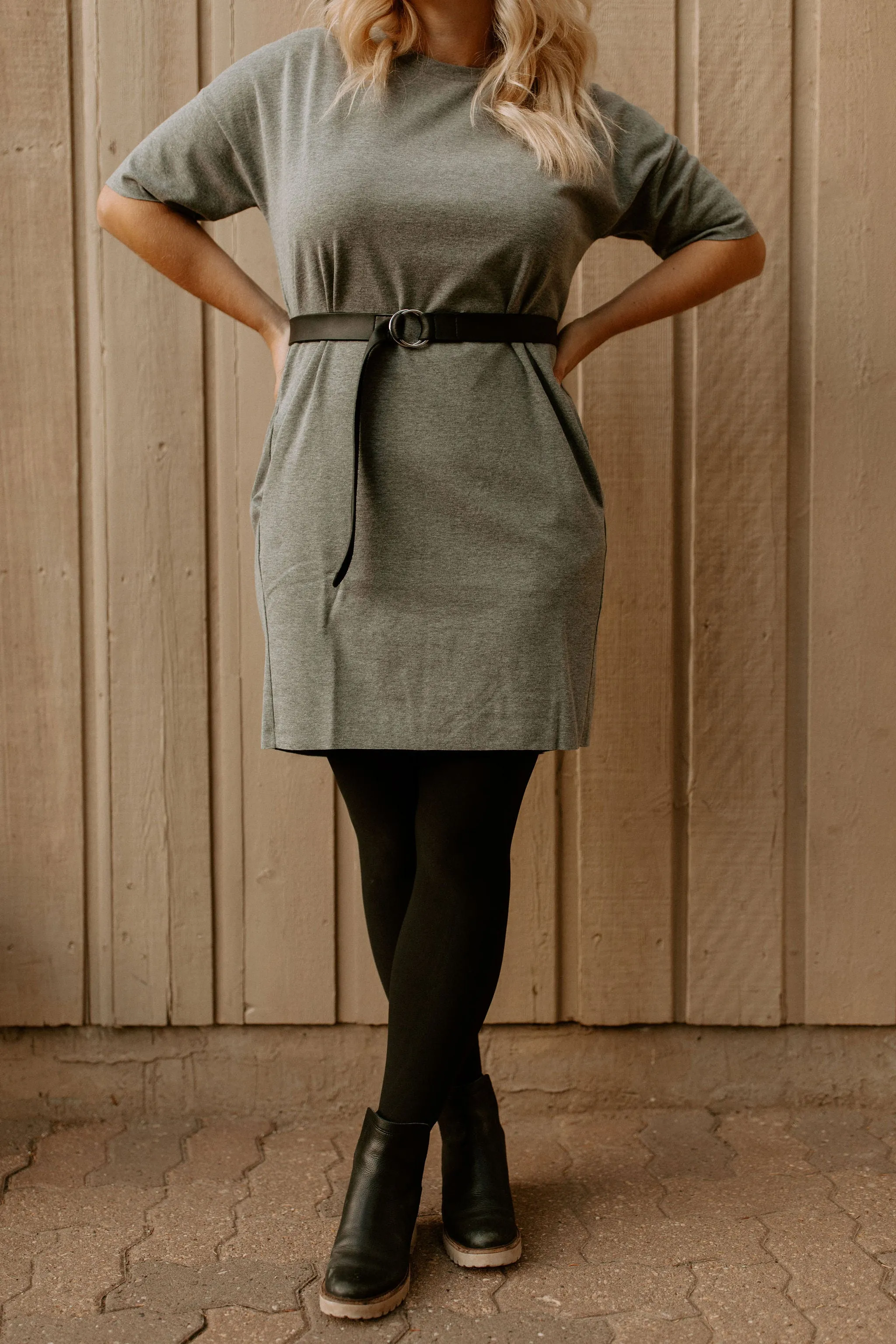 The Regitza Shirt Dress 2.0 by Minimum - Charcoal