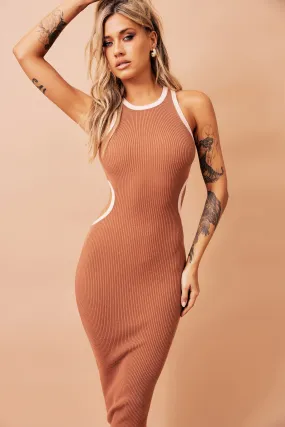 These Moments Mini Dress - Tan