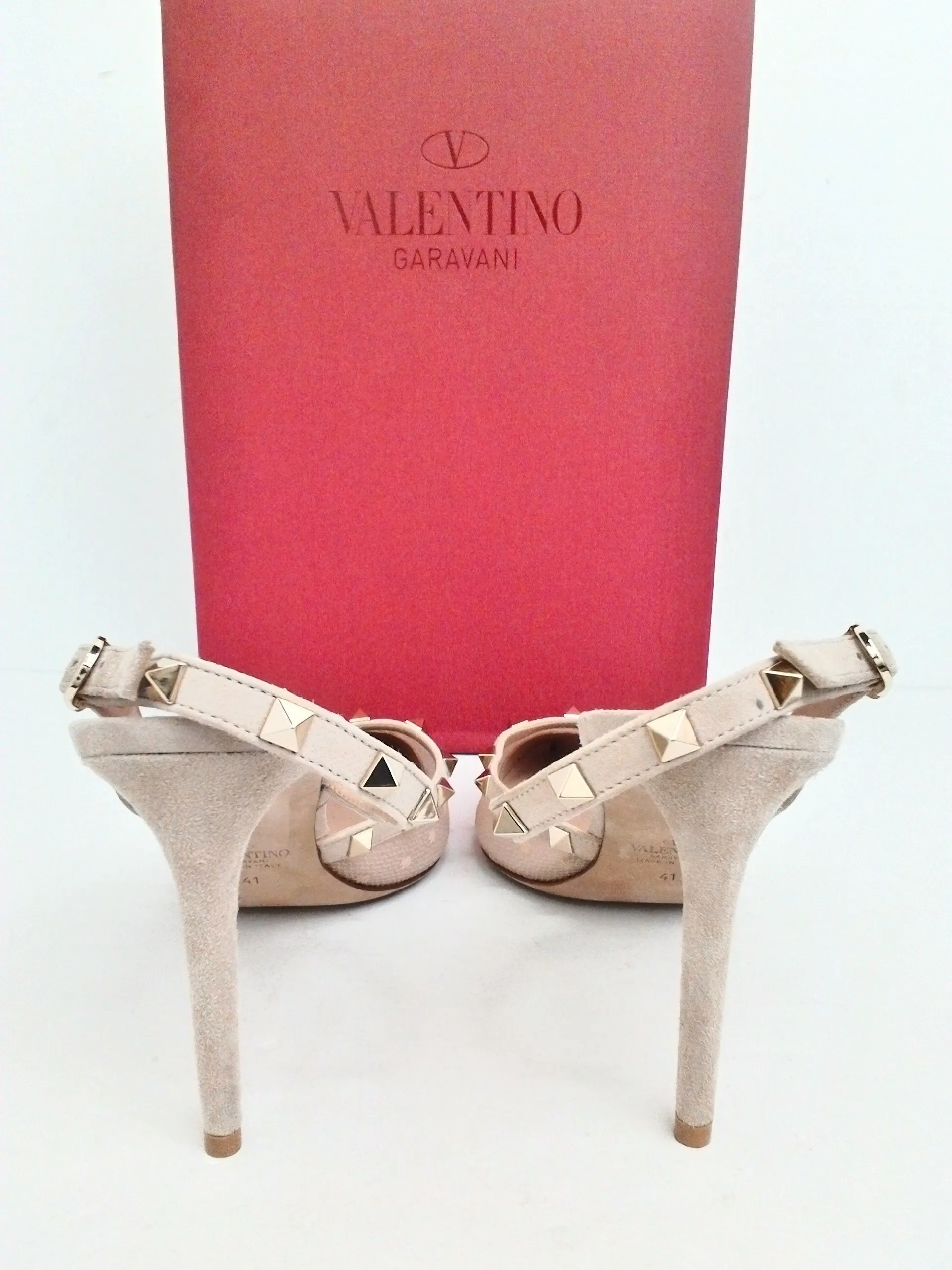 Valentino Garavani Women's Sling Back Pumps Rock Suds Size 41