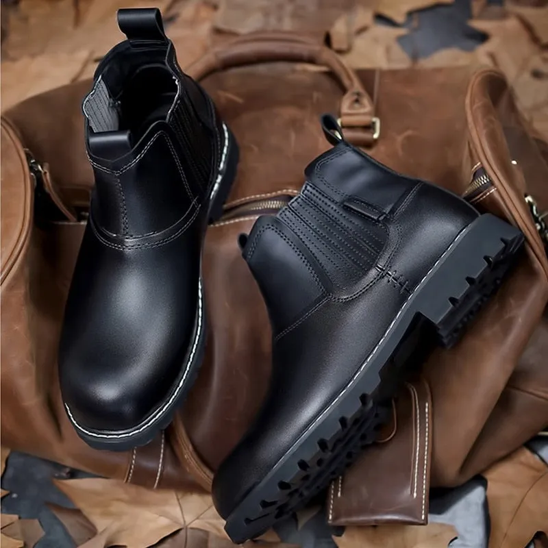 West Louis™ Non-Slip Leather Chelsea Boots