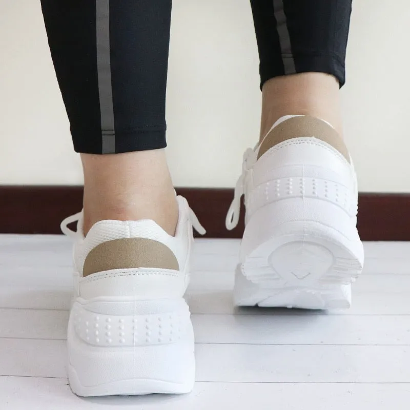 Women's Casual Mesh Platform Sneakers