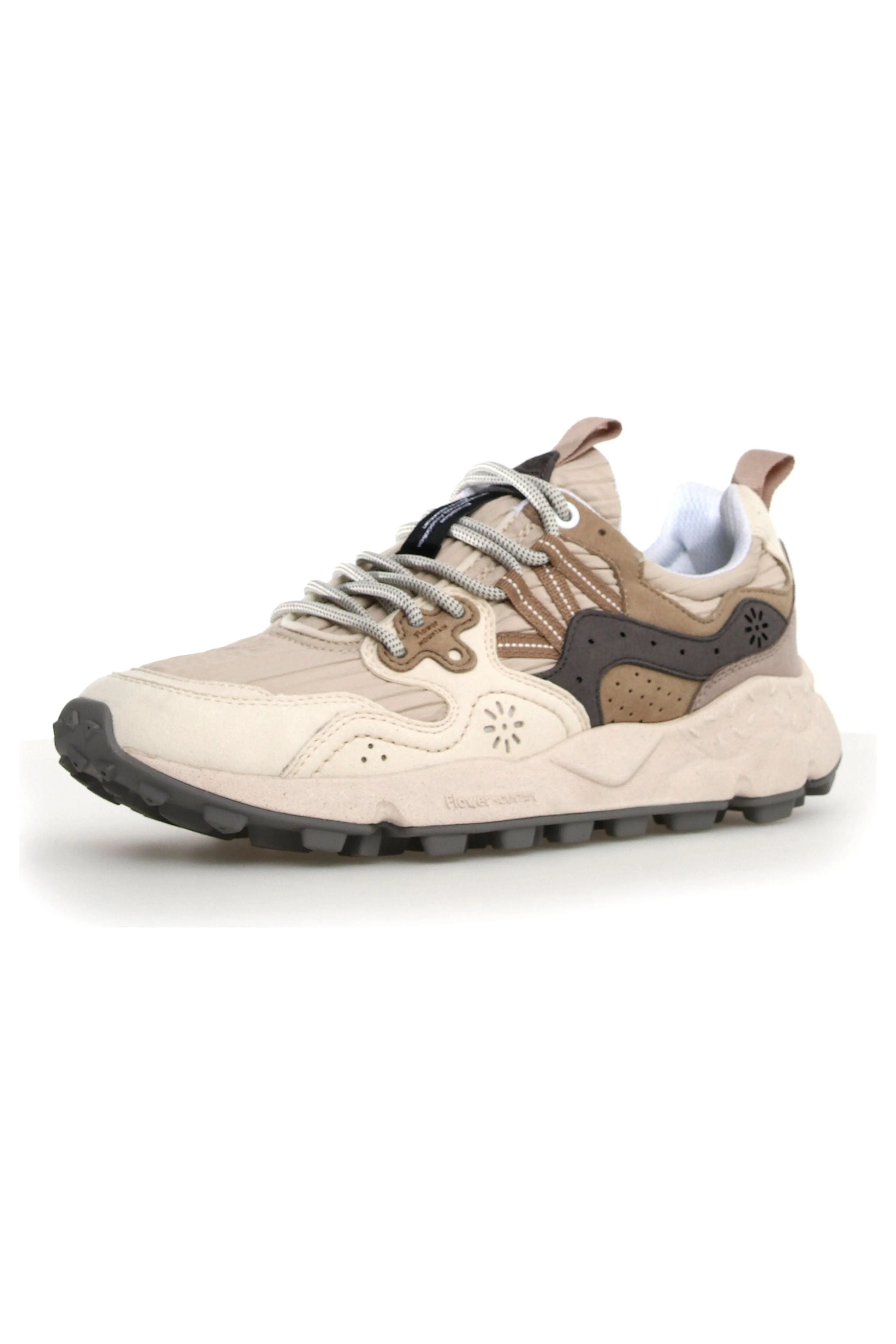 Yamano 3 Eco Suede/Nylon Sneaker - Milk/Multi