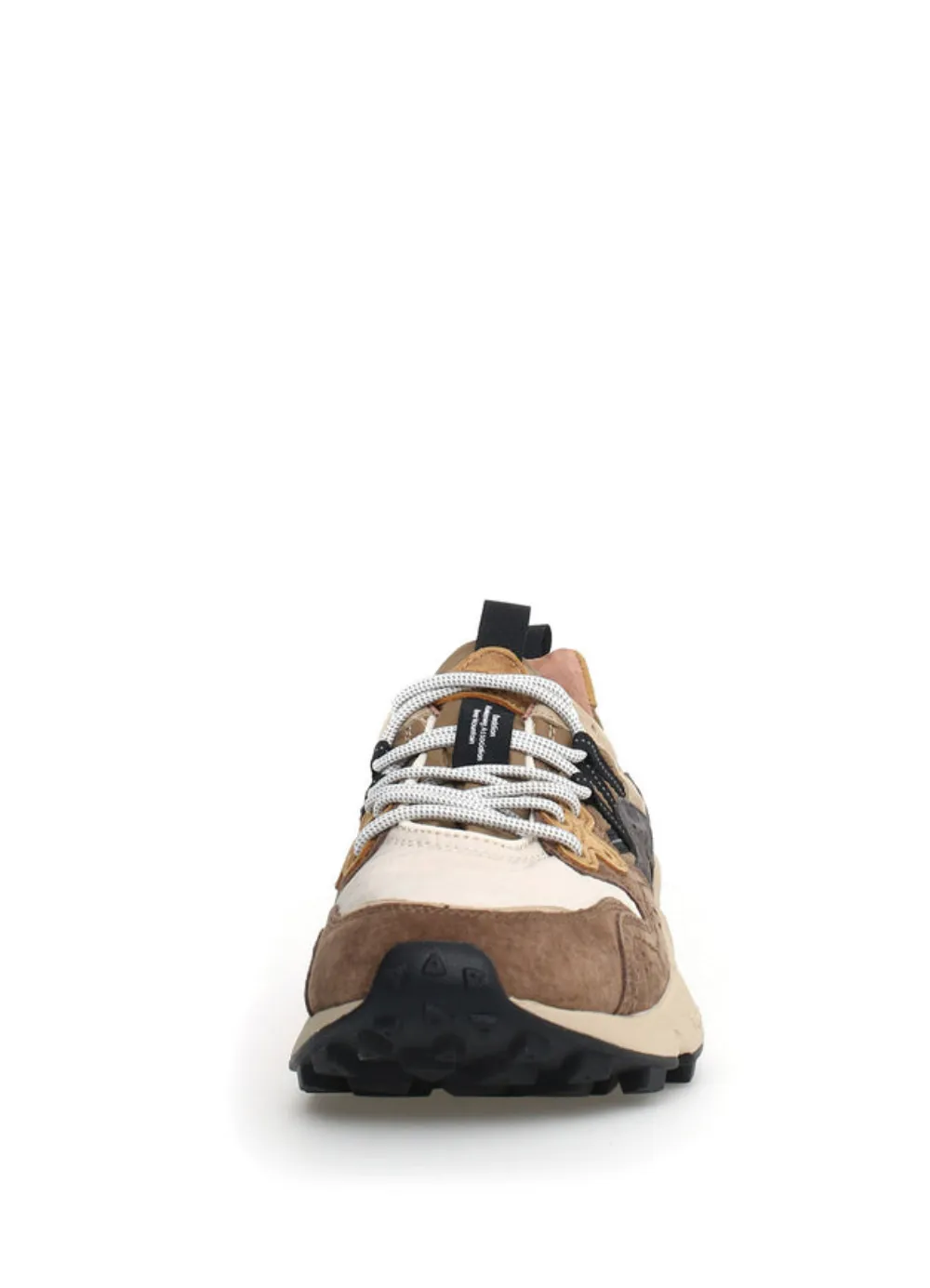 YAMANO 3 | Suede & Nylon Sneaker | Beige/Brown